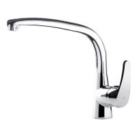 Keukenkraan Tres ECO | Opbouw | 360° Draaibaar | Mengkraan | 1-hendel | Rond | Chroom