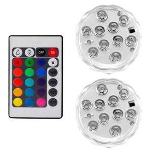 Outlight RGB LED Batterij lamp set ook voor onderwater 27124