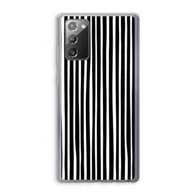Stripes: Samsung Galaxy Note 20 / Note 20 5G Transparant Hoesje