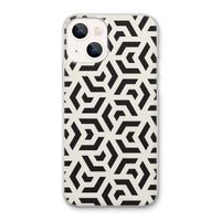 Crazy pattern: iPhone 13 Transparant Hoesje