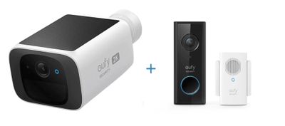 EufySoloCam S220 + Doorbell Slim (bundel) Slimme deurbel