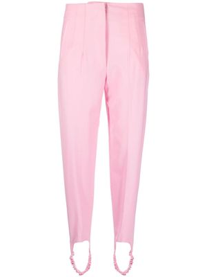 Giuseppe Di Morabito legging en laine mélangée à taille haute - Rose