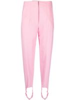 Giuseppe Di Morabito legging en laine mélangée à taille haute - Rose - thumbnail