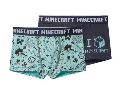 Set van 2 kinder boxers (Donkerblauw/blauw, 122/128)
