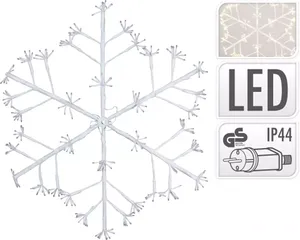 Sneeuwvlok Led | 80cm | warm wit