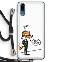 GSM secure: Huawei P20 Transparant Hoesje met koord