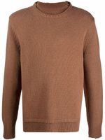 Maison Margiela pull à effet usé - Marron