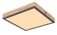 Globo Houten led plafondlampDoro 30x30cm - 416080WD1