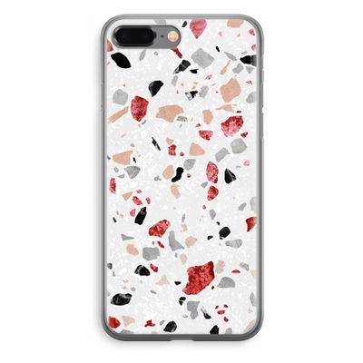 Terrazzo N°12: iPhone 8 Plus Transparant Hoesje