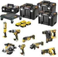 DEWALT DCK853P4T-QW Accu Combiset 8-delig 18V XR - Inclusief 4x 5.0Ah Accu, Lader en Koffer DEWALT DCK853P4T-QW Accu Combiset 8-delig 18V XR - Inclusief 4x 5.0Ah Accu, Lader en Koffer