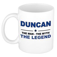 Duncan The man, The myth the legend cadeau koffie mok / thee beker 300 ml