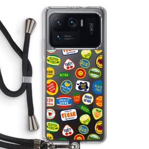 Fruitsticker: Xiaomi Mi 11 Ultra Transparant Hoesje met koord