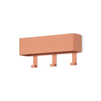 Kapstok Raaf Terracotta 3-haaks