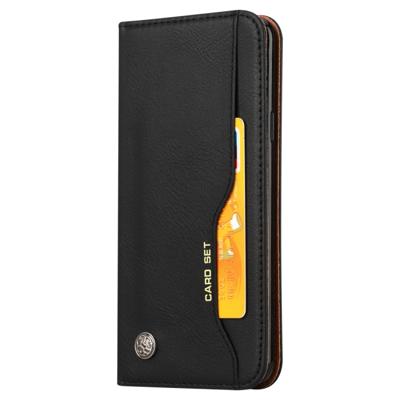 Knead huidtextuur horizontale Flip lederen case voor Galaxy S9 PLUS, met foto frame & houder & kaartsleuven & portemonnee (zwart)
