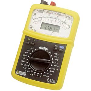 Chauvin Arnoux C.A 5011 Multimeter Analoog, Digitaal CAT IV 600 V, CAT III 1000 V Weergave (counts): 4000