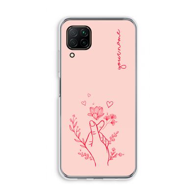 Giving Flowers: Huawei P40 Lite Transparant Hoesje