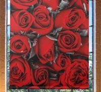 Rolgordijn keuken bloemenprint Rode rozen romantisch
