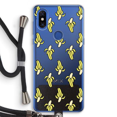 Bananas: Xiaomi Mi Mix 3 Transparant Hoesje met koord