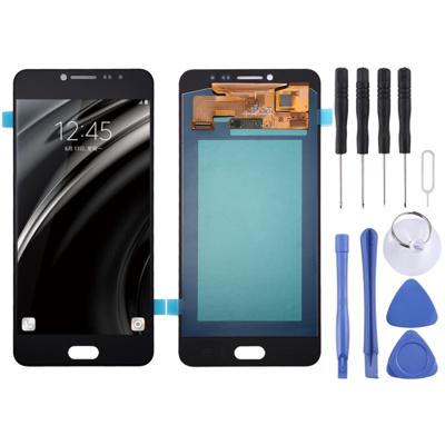 OLED materiële LCD-scherm en Digitizer voor Galaxy C7(Black)