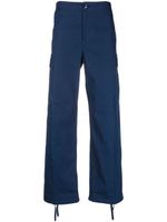 Kenzo pantalon droit à poches cargo - Bleu