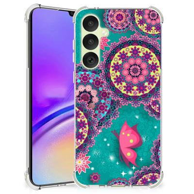 Samsung Galaxy A35 Back Cover Cirkels en Vlinders Samsung Galaxy A35 Back Cover Cirkels en Vlinders