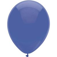 Ballonnen - marine blauw - verjaardag/thema feest - 100x stuks - 29 cm   - - thumbnail