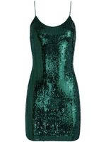 alice + olivia robe Nelle à ornements en sequins - Vert