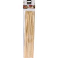 BBQ Sate/spiesjes prikkers - 50x - bamboe hout - 40 cm - spiezen - satestokjes