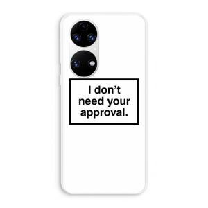 Don't need approval: Huawei P50 Transparant Hoesje