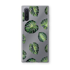 Tropische bladeren: Samsung Galaxy Note 10 Transparant Hoesje