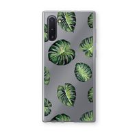 Tropische bladeren: Samsung Galaxy Note 10 Transparant Hoesje