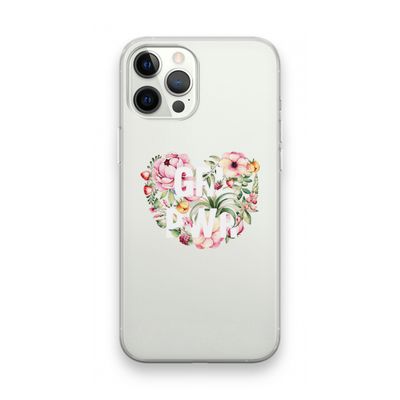 GRL PWR Flower: iPhone 12 Pro Max Transparant Hoesje