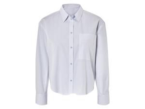 esmara Dames blouse (stijf blauw/wit, 44)