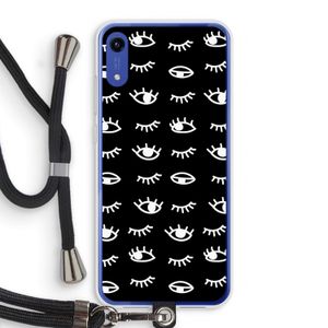 Eye pattern #3: Honor Play 8A Transparant Hoesje met koord