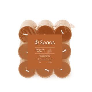 Spaas geurende clearlights blokverpakking x18 4,5u - delightful dawn