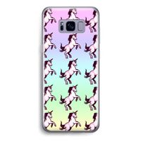 Musketon Unicorn: Samsung Galaxy S8 Transparant Hoesje