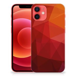 TPU Hoesje voor iPhone 12 Mini Polygon Red