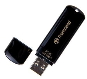 Transcend JetFlash® 700 USB-stick 32 GB Zwart TS32GJF700 USB 3.2 Gen 1 (USB 3.0)