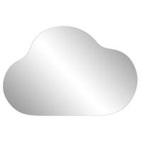 Wandspiegel Home ESPRIT Zilverkleurig Wolken 60 x 2 x 40 cm