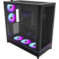 MONTECH Midi-tower PC-behuizing, Behuizing, Gaming-behuizing Zwart