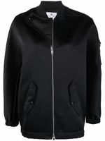 Courrèges veste bomber à fermeture zippée - Noir