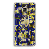 Majorelle Blue Print: Samsung Galaxy A3 (2016) Transparant Hoesje