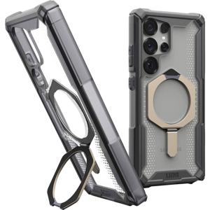 Urban Armor Gear Plasma XTE Outdoor telefoonhoes Samsung Galaxy S25 Ultra Transparant, Titaan Inductieve lading, Met standfunctie, Stootbestendig