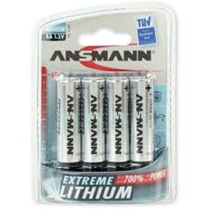 Ansmann 4x Lithium Mignon Batterij