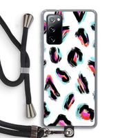 Cheetah color: Samsung Galaxy S20 FE / S20 FE 5G Transparant Hoesje met koord Cheetah color: Samsung Galaxy S20 FE / S20 FE 5G Transparant Hoesje met koord