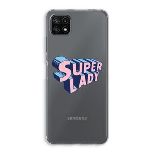 Superlady: Samsung Galaxy A22 5G Transparant Hoesje