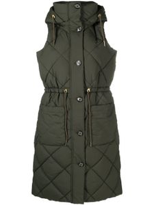 Barbour International gilet mi-long Orinsay à design matelassé - Vert