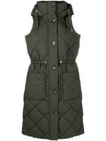 Barbour International gilet mi-long Orinsay à design matelassé - Vert