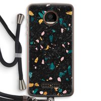Terrazzo N°10: Motorola Moto Z Force Transparant Hoesje met koord