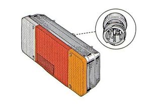 Achterlicht rechts vanaf bouwjaar 2000 Chassis-Cabine 2813926